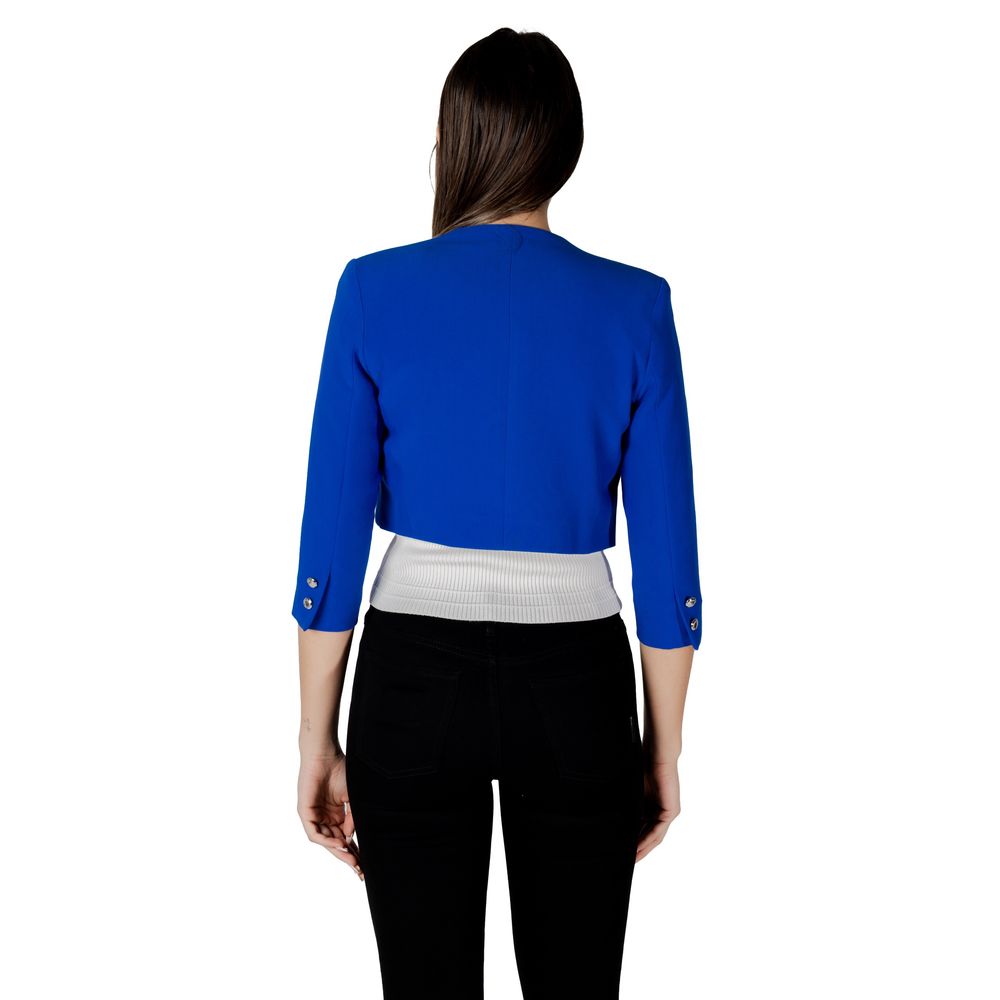 Blue Polyester Sweater Morgan De Toi