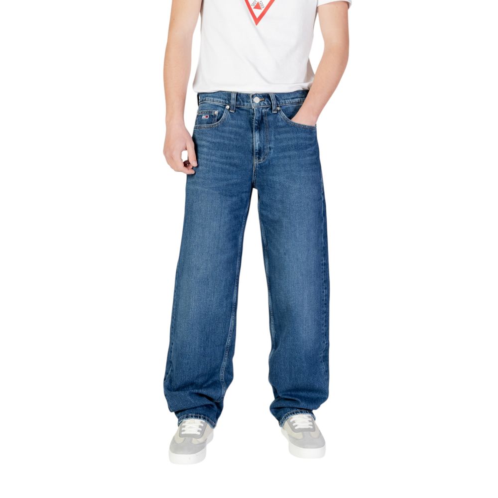Blue Recycled Cotton Relaxed Fit Jean Tommy Hilfiger Jeans