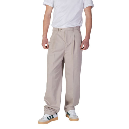 Beige Recycled Polyester Pant Calvin Klein Jeans