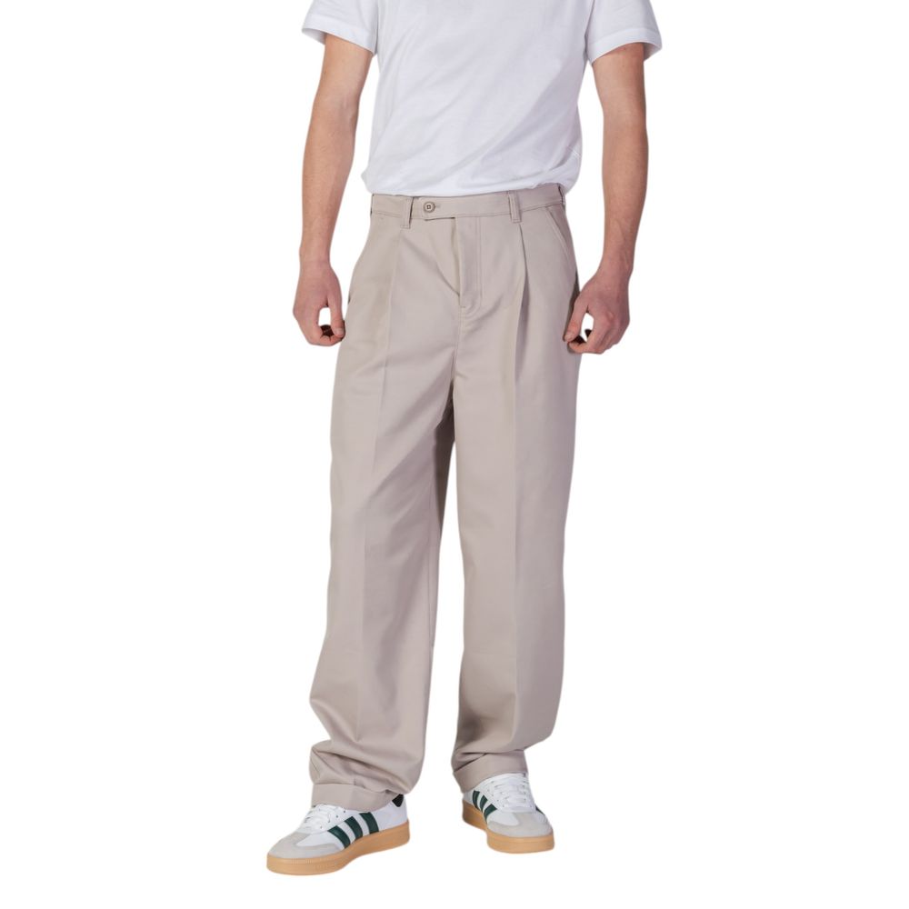 Beige Recycled Polyester Pant Calvin Klein Jeans
