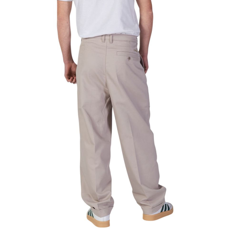 Beige Recycled Polyester Pant Calvin Klein Jeans