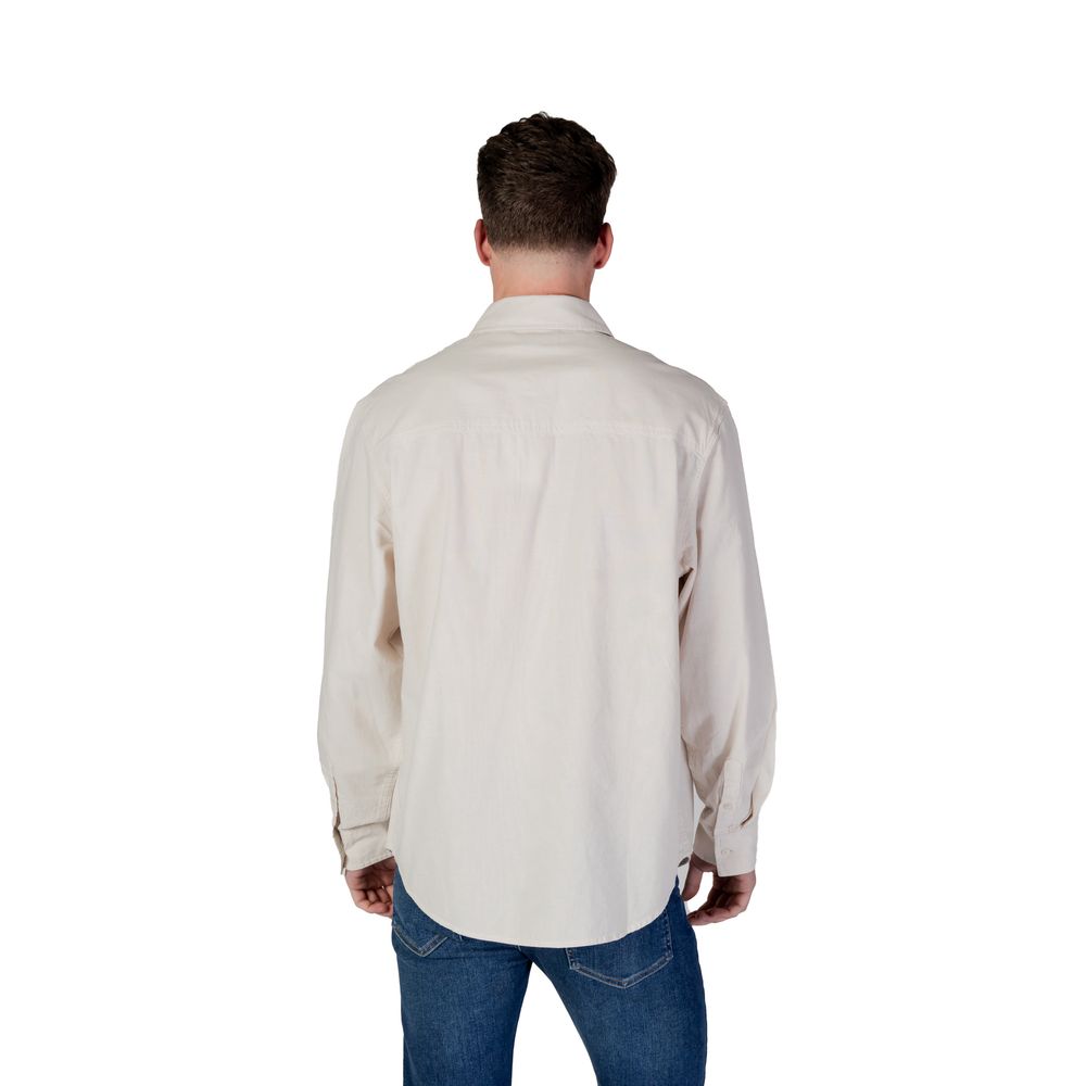 Beige Recycled Cotton Shirt Calvin Klein Jeans