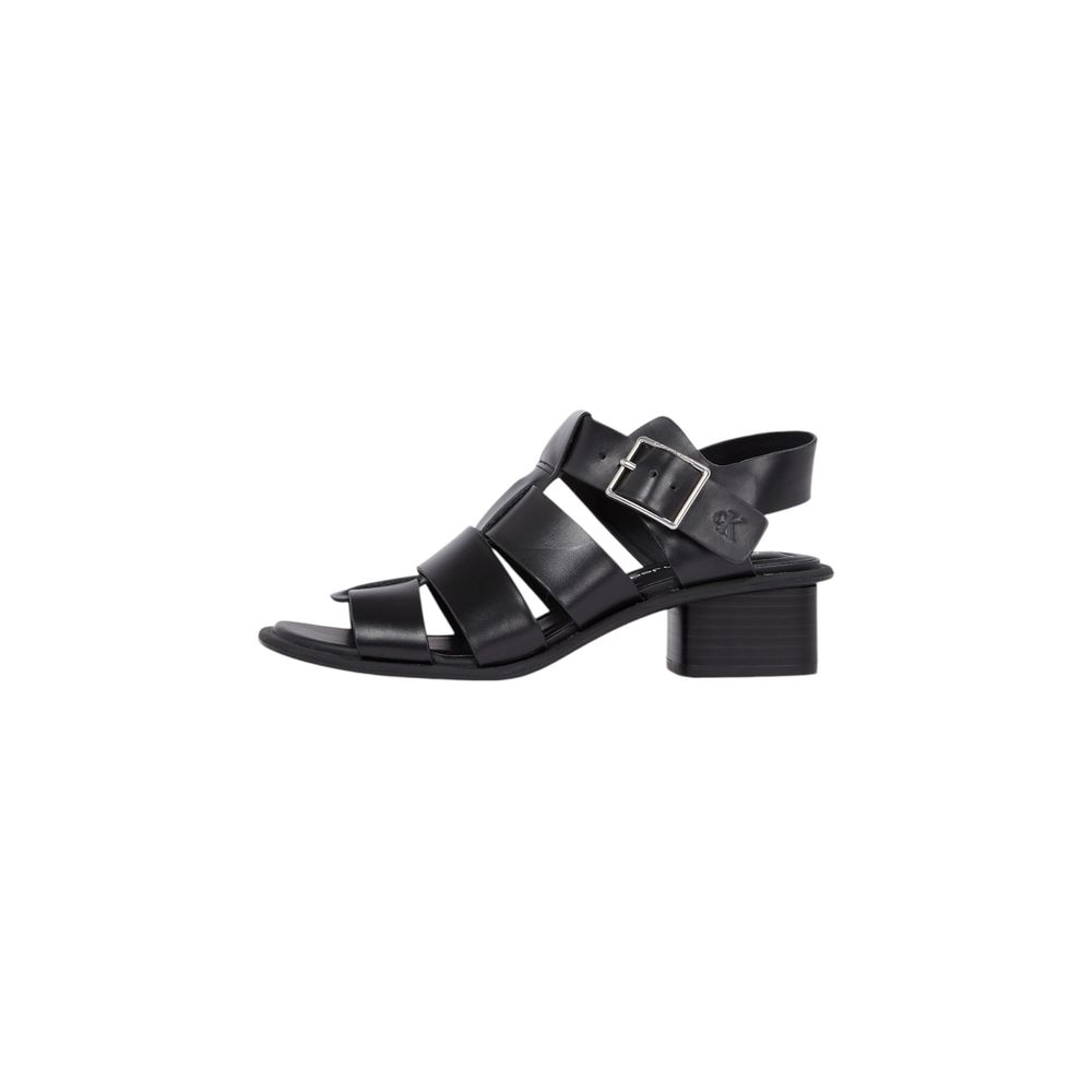 Black Polyester Sandal Calvin Klein Jeans