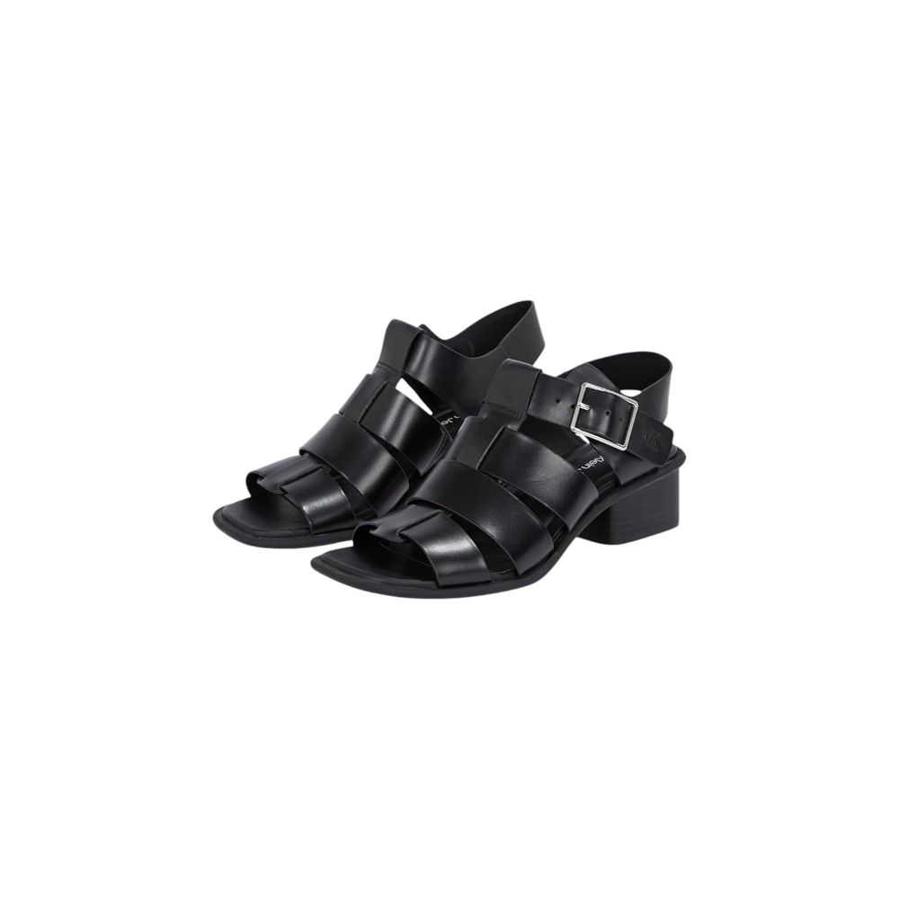 Black Polyester Sandal Calvin Klein Jeans