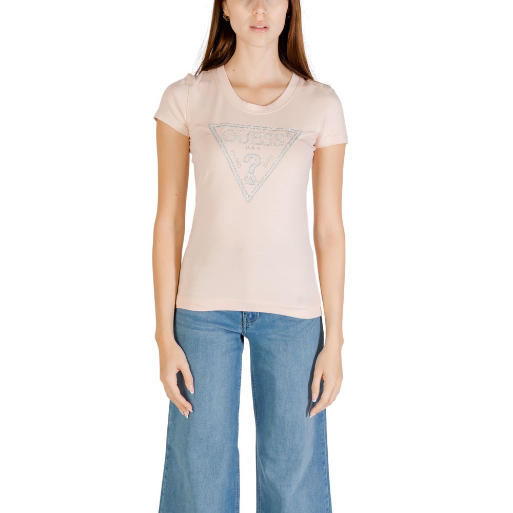 Multicolor Cotton T-Shirt Guess