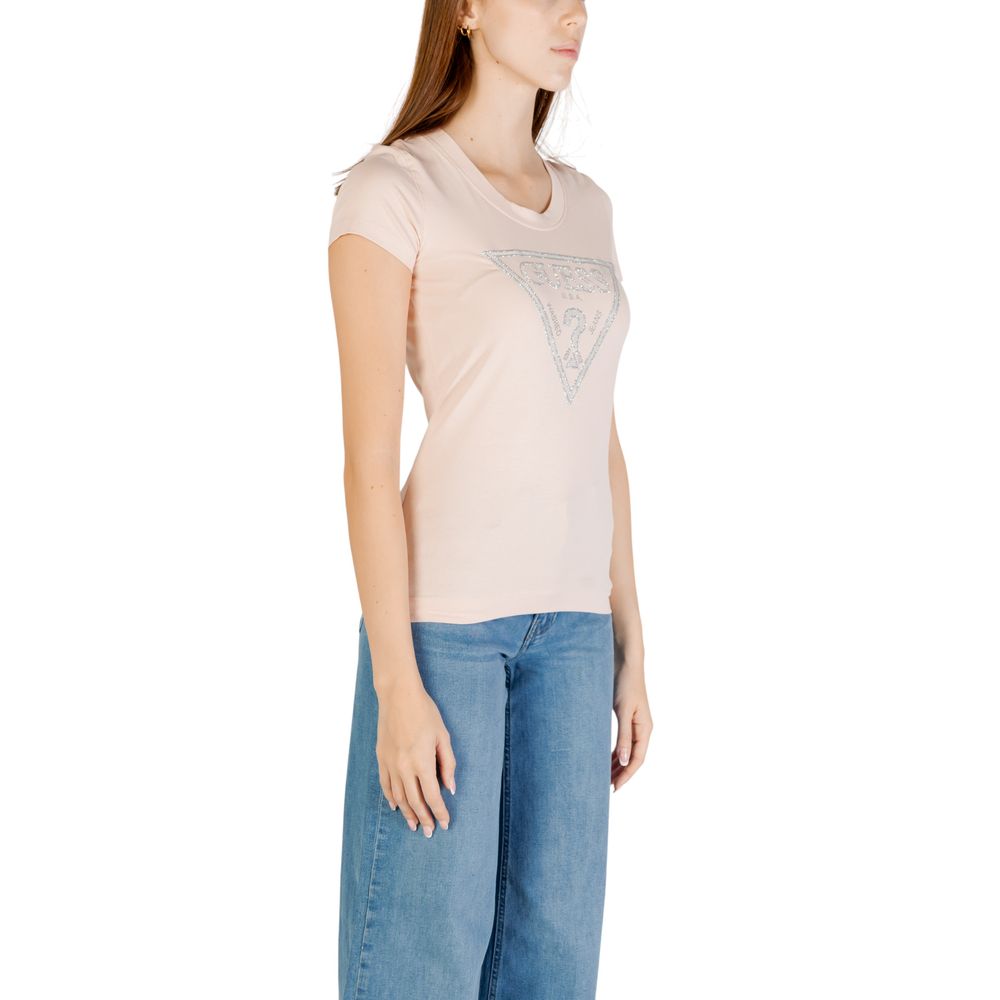 Multicolor Cotton T-Shirt Guess