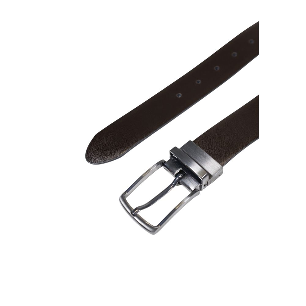 Brown Leather Belt Guess