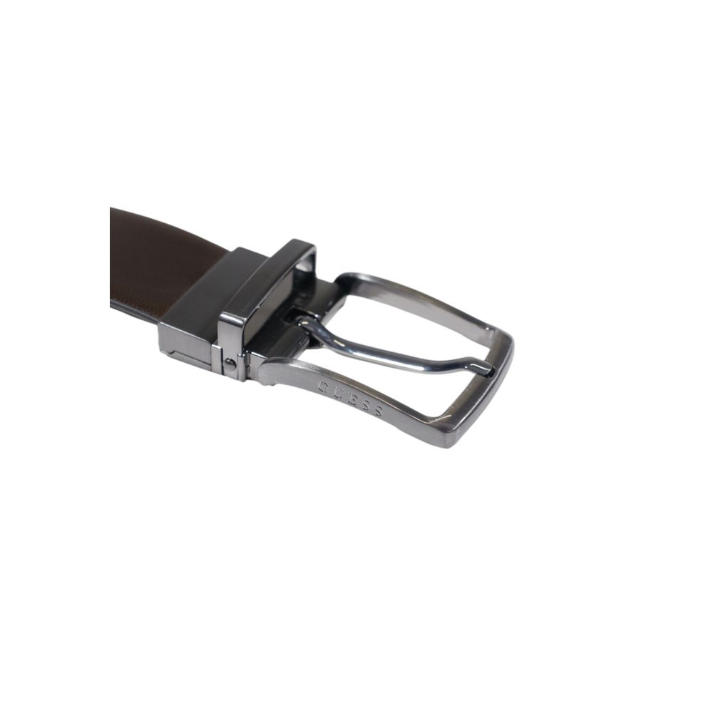 Brown Leather Belt Guess
