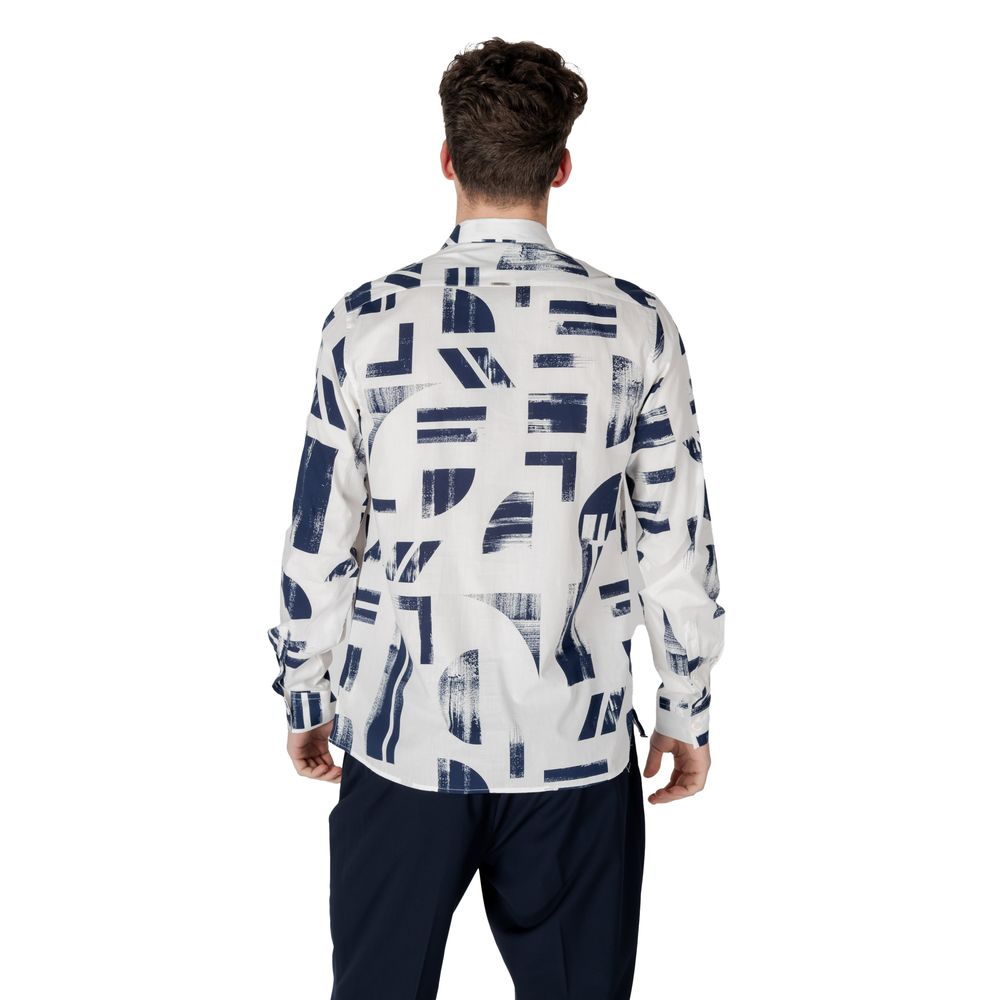 Blue Viscose Shirt Antony Morato