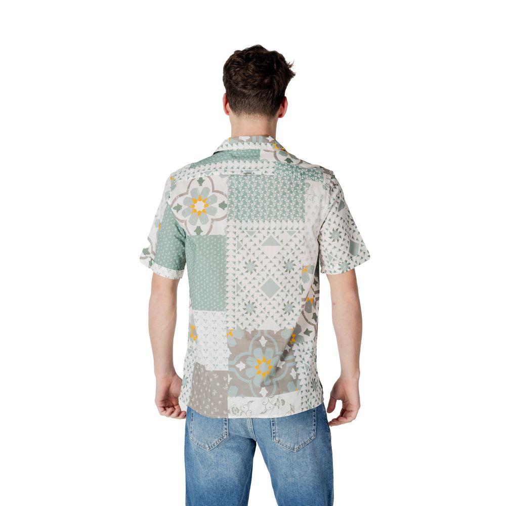 Green Viscose Shortsleeve Antony Morato