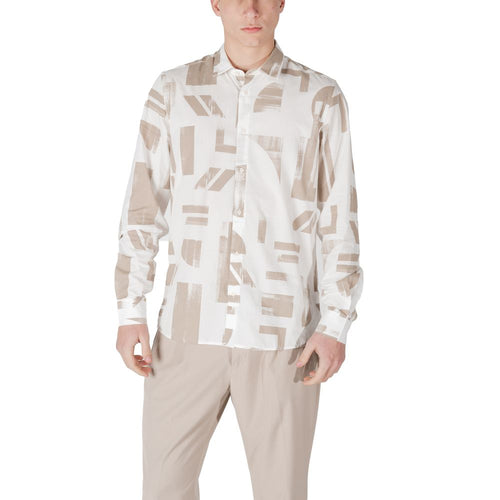 Beige Viscose Shirt Antony Morato