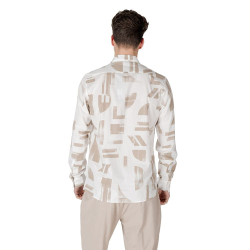 Beige Viscose Shirt Antony Morato