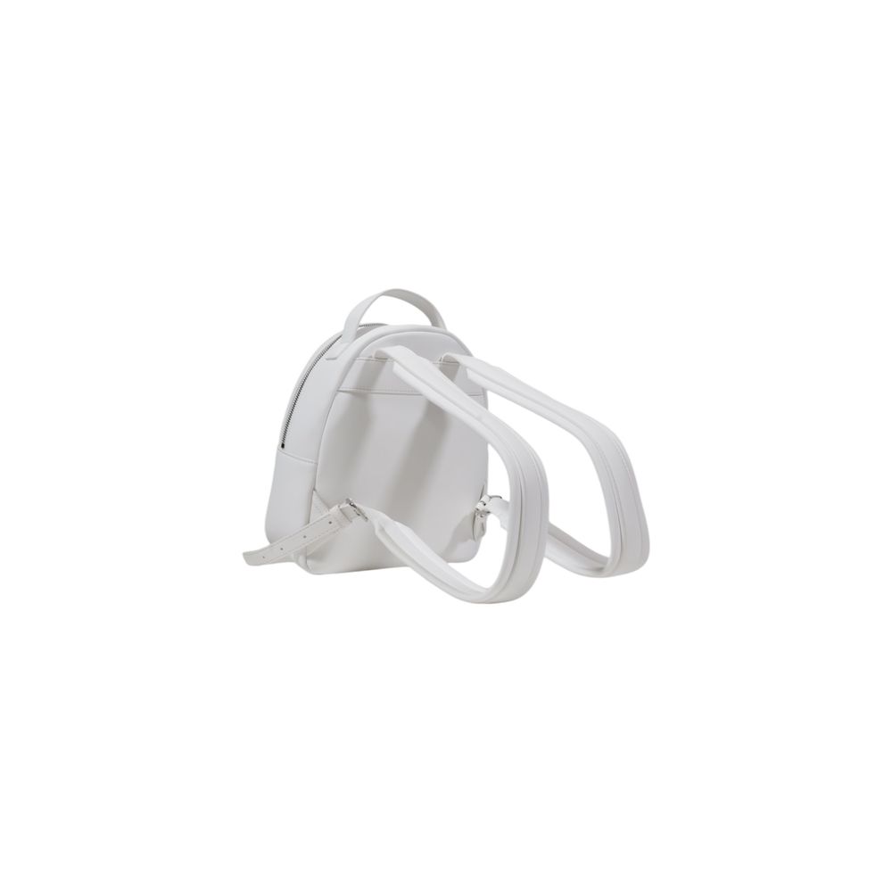 White Polyethylene Backpack Love Moschino