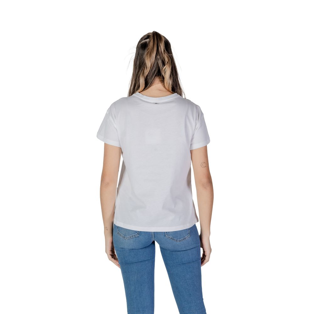 White Cotton T-Shirt Liu Jo