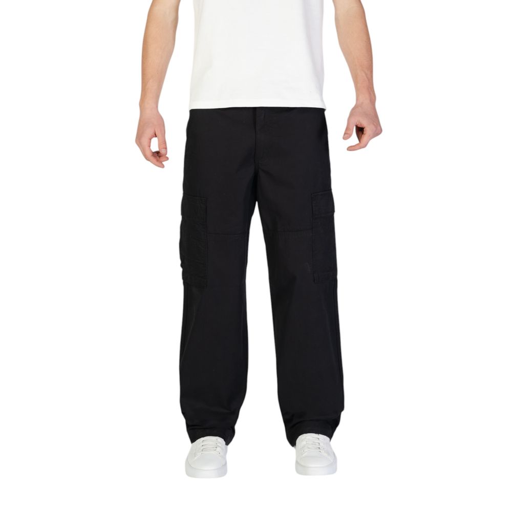 Black Cotton Pant Jack Jones