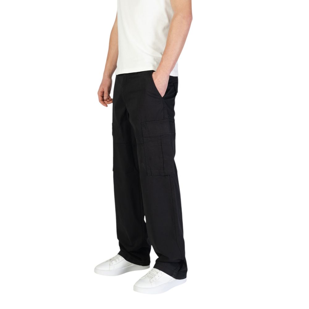 Black Cotton Pant Jack Jones
