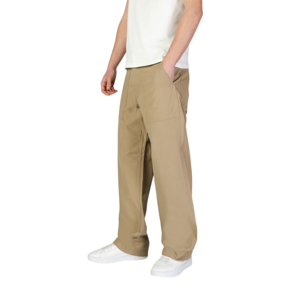 Beige Cotton Pant Jack Jones