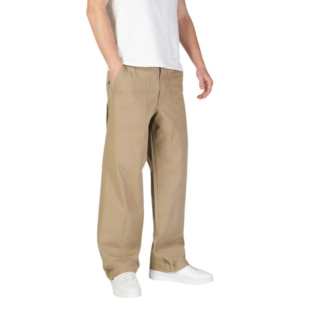Beige Cotton Pant Jack Jones