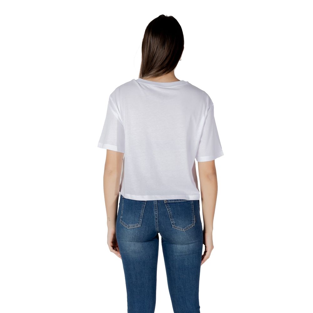 White Cotton T-Shirt Armani Exchange