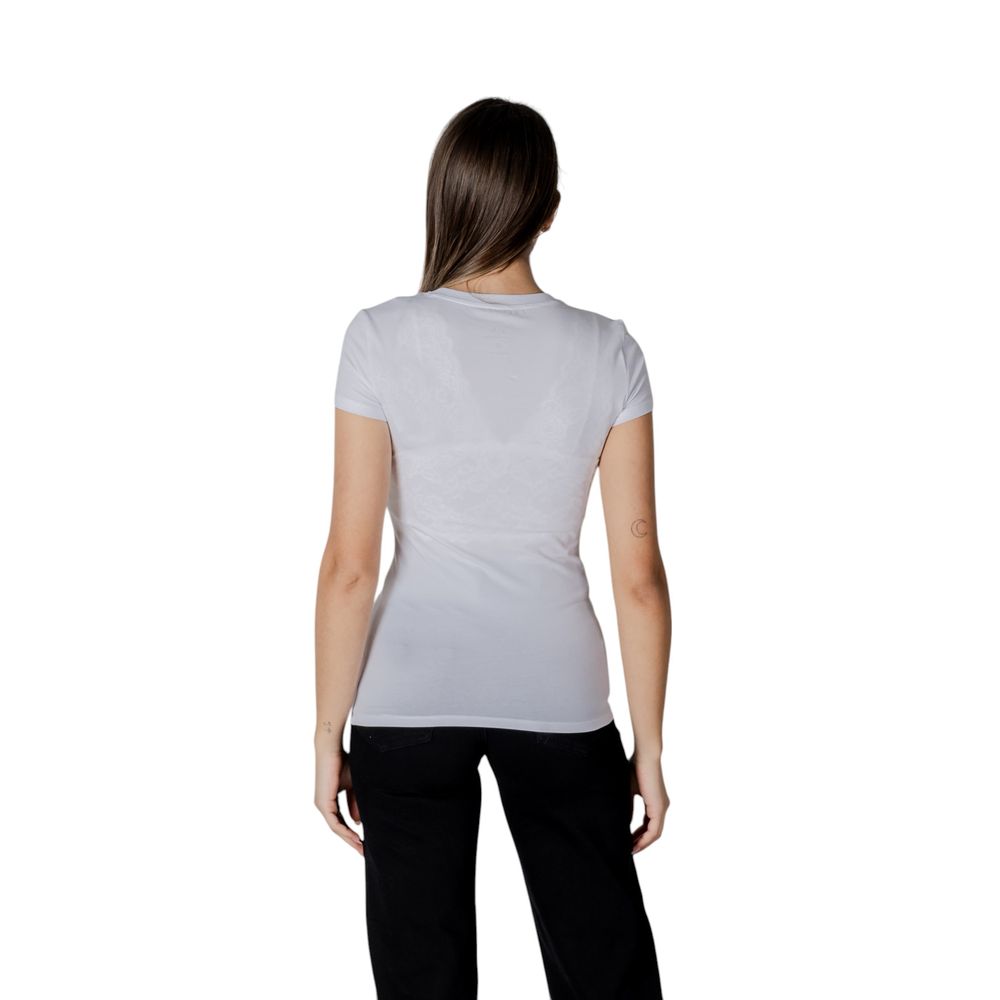 White Cotton T-Shirt Armani Exchange