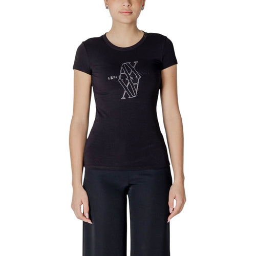 Black Cotton T-Shirt Armani Exchange