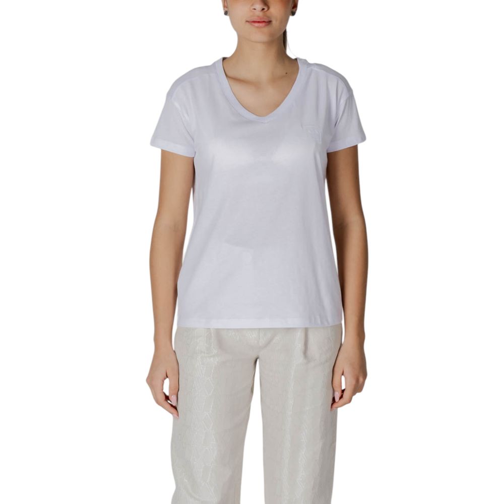 White Cotton T-Shirt Armani Exchange