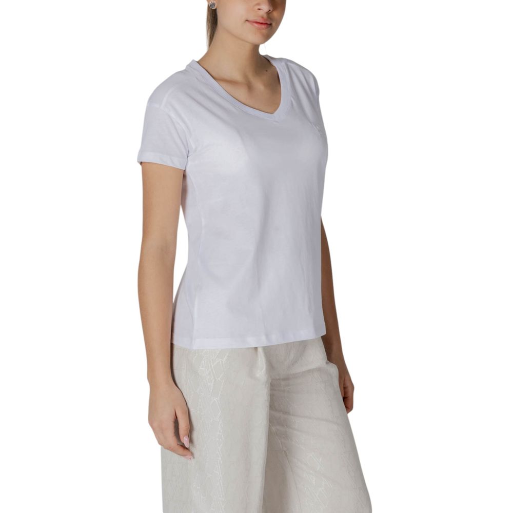 White Cotton T-Shirt Armani Exchange