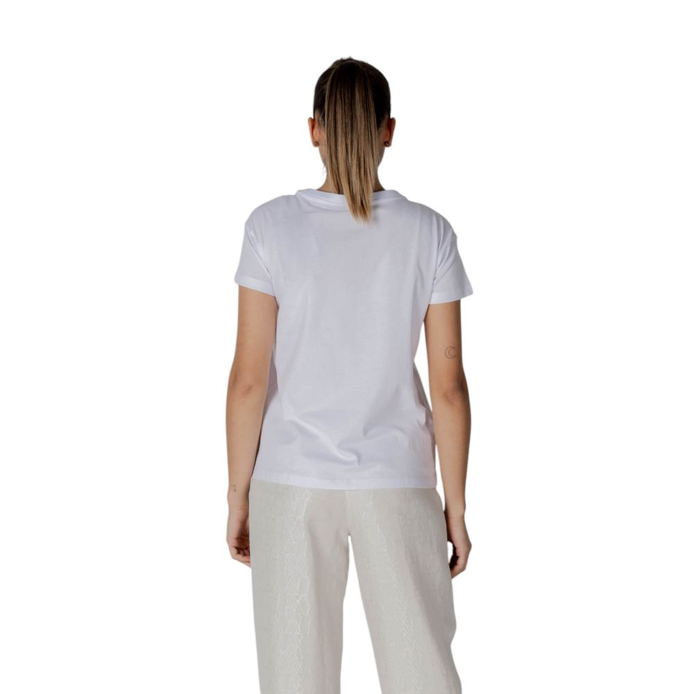 White Cotton T-Shirt Armani Exchange