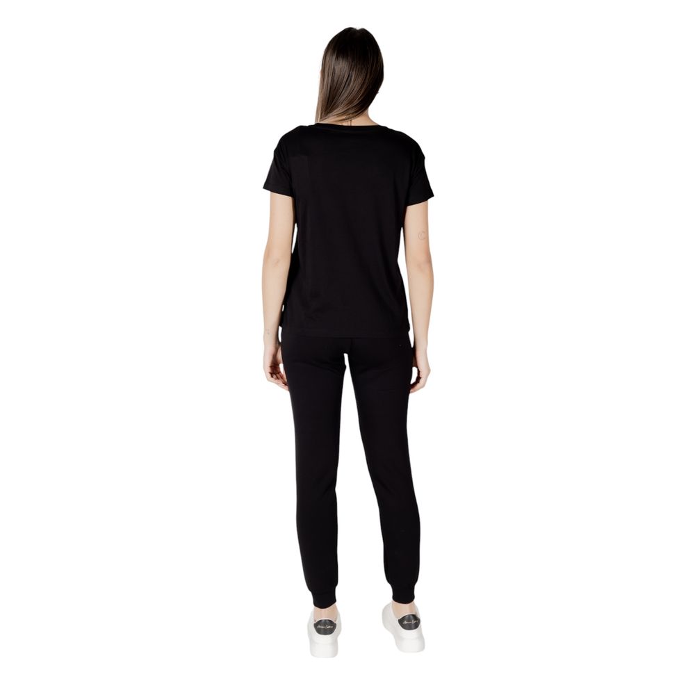 Black Cotton T-Shirt Armani Exchange
