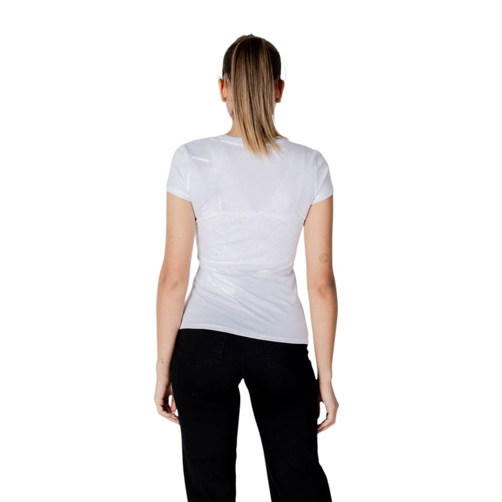 White Cotton T-Shirt Armani Exchange