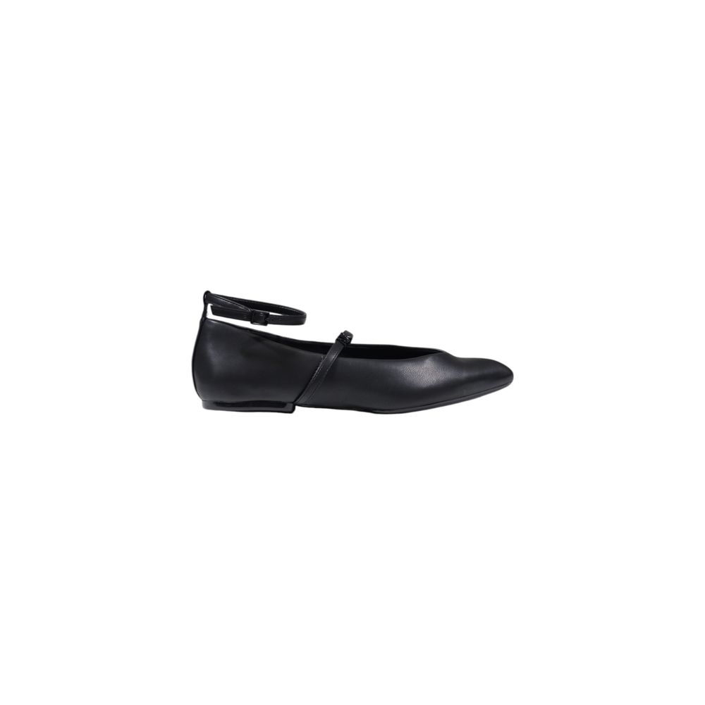 Black Polyester Platform Armani Exchange