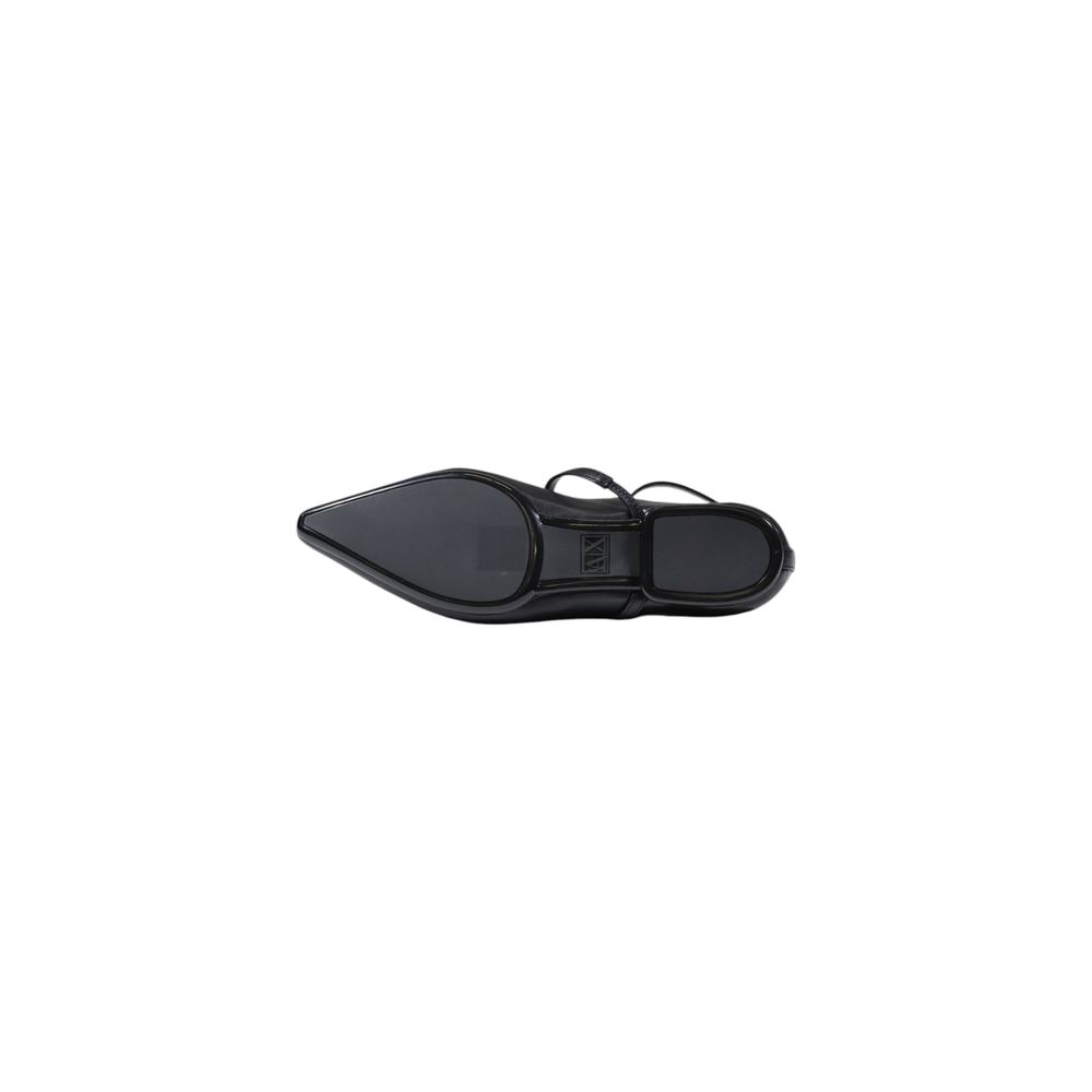 Black Polyester Platform Armani Exchange