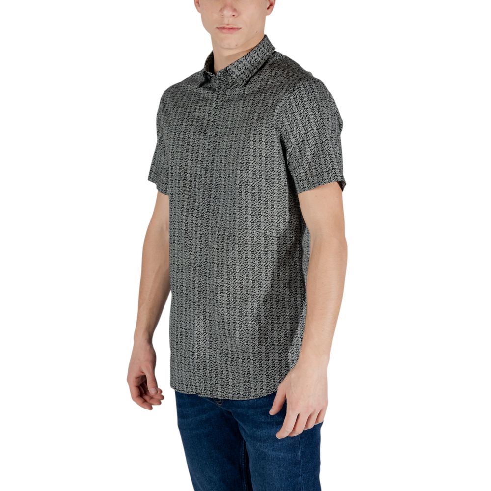 Black Cotton Shortsleeve Armani Exchange