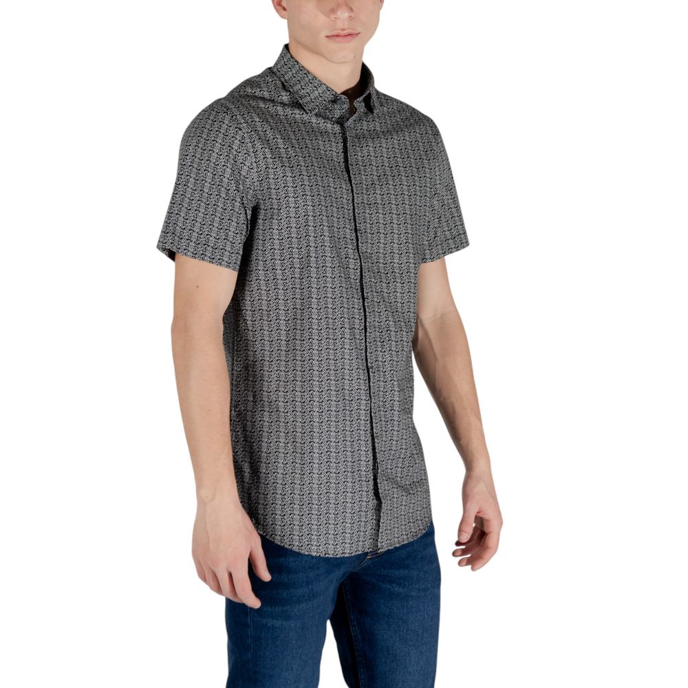 Black Cotton Shortsleeve Armani Exchange