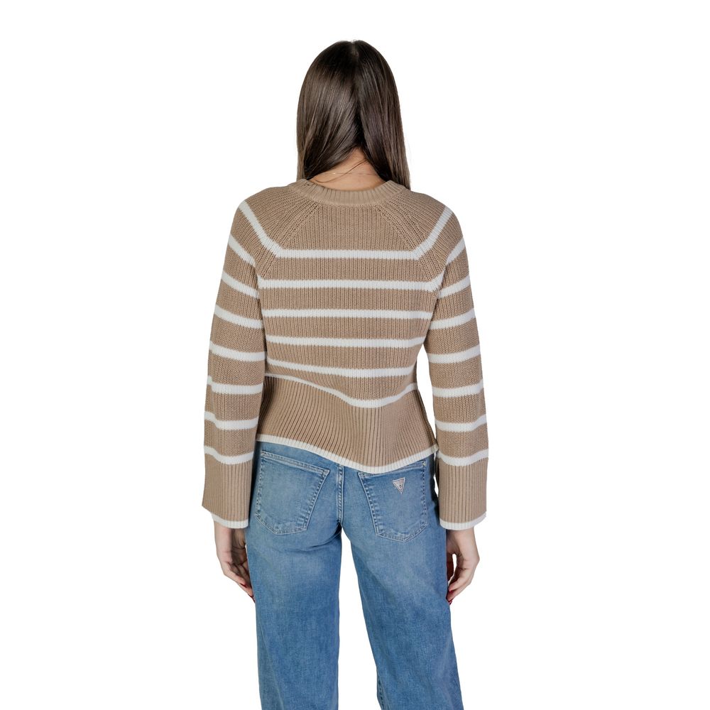 Beige Cotton Sportswear Vila Clothes
