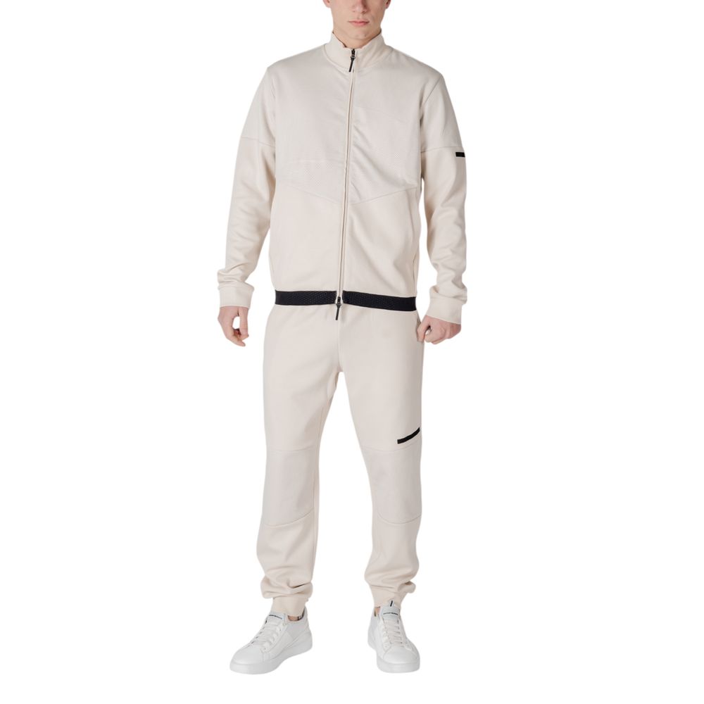 Beige Cotton Sweatsuit EA7 Emporio Armani