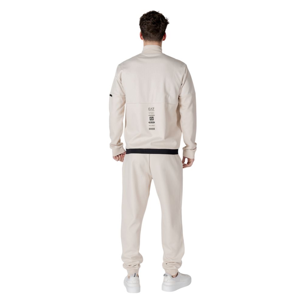 Beige Cotton Sweatsuit EA7 Emporio Armani