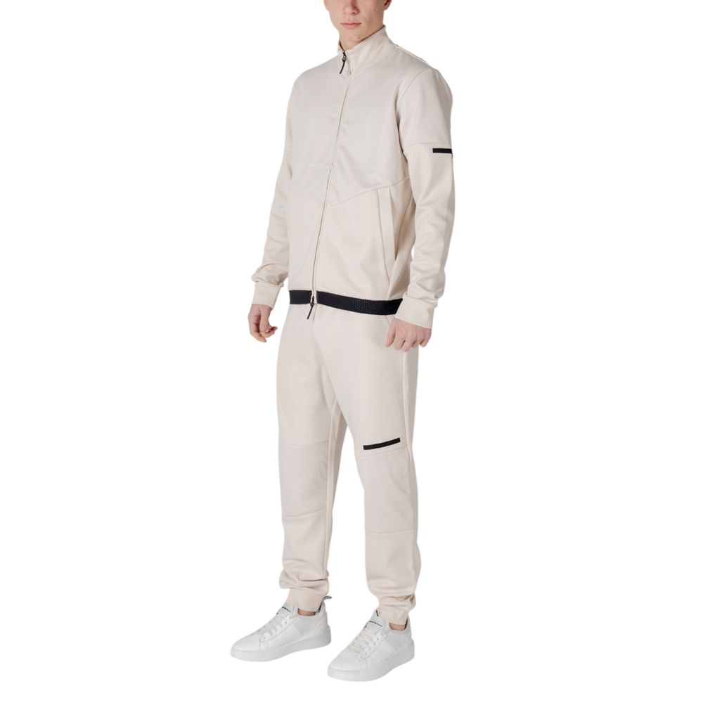 Beige Cotton Sweatsuit EA7 Emporio Armani
