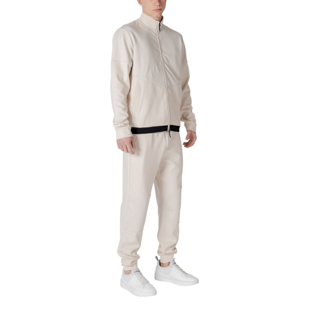 Beige Cotton Sweatsuit EA7 Emporio Armani