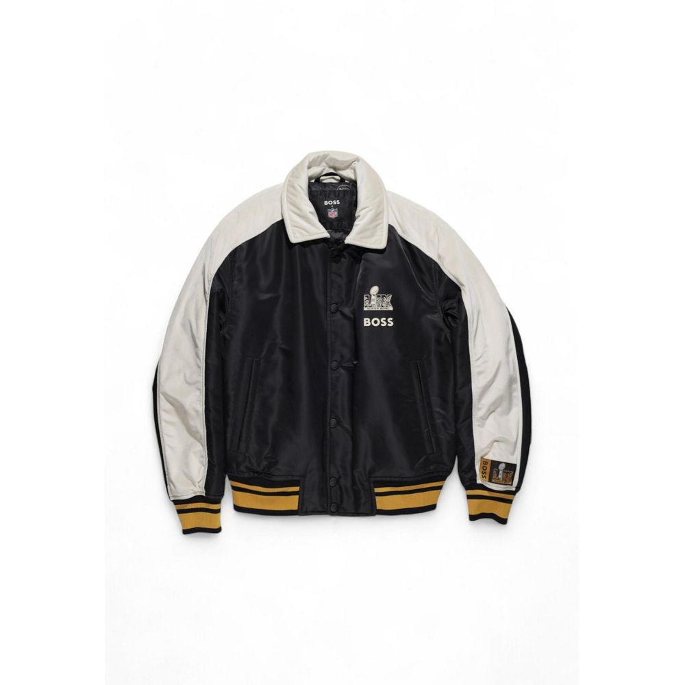 Black Polyamide Jackets & Coat Hugo Boss