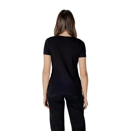 Black Cotton T-Shirt EA7 Emporio Armani