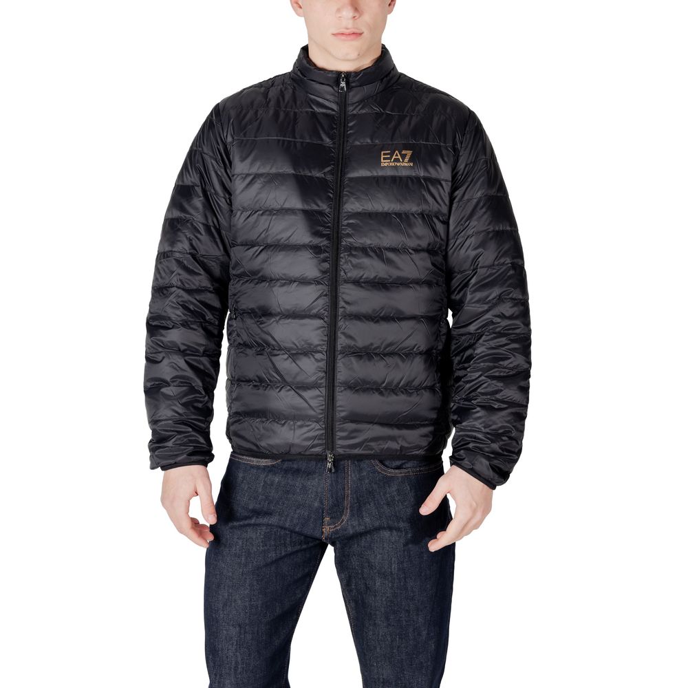 Black Polyamide Jackets & Coat EA7 Emporio Armani