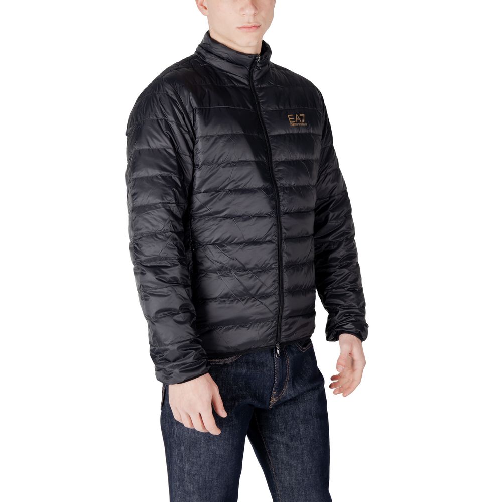 Black Polyamide Jackets & Coat EA7 Emporio Armani