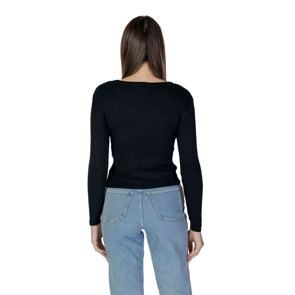 Black Recycled Polyester Sportswear Vila Clothes