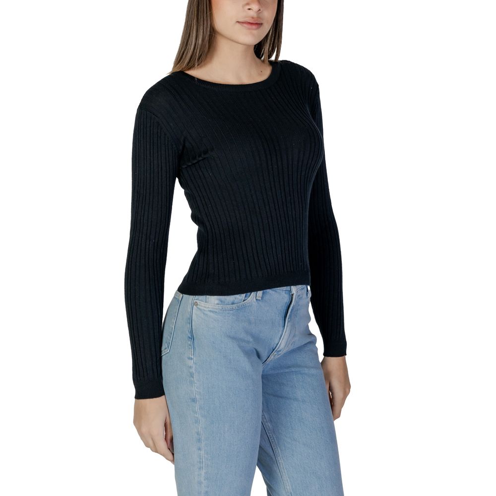 Black Recycled Polyester Sportswear Vila Clothes