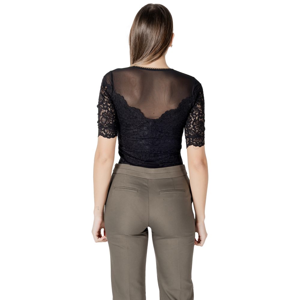 Black Viscose Bodysuit Morgan De Toi