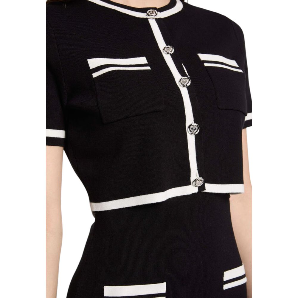 Black Viscose Short Morgan De Toi
