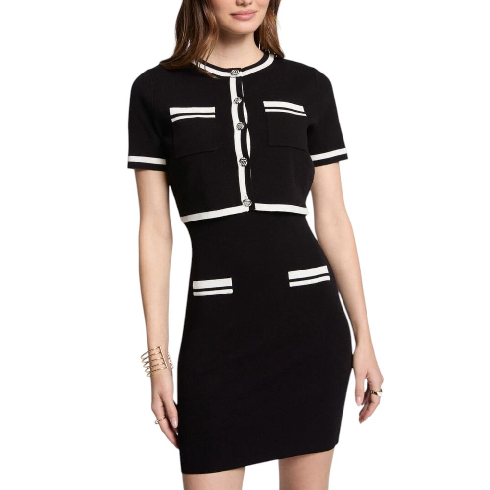 Black Viscose Short Morgan De Toi