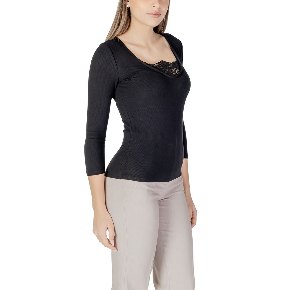 Black Viscose Long Sleeve Morgan De Toi