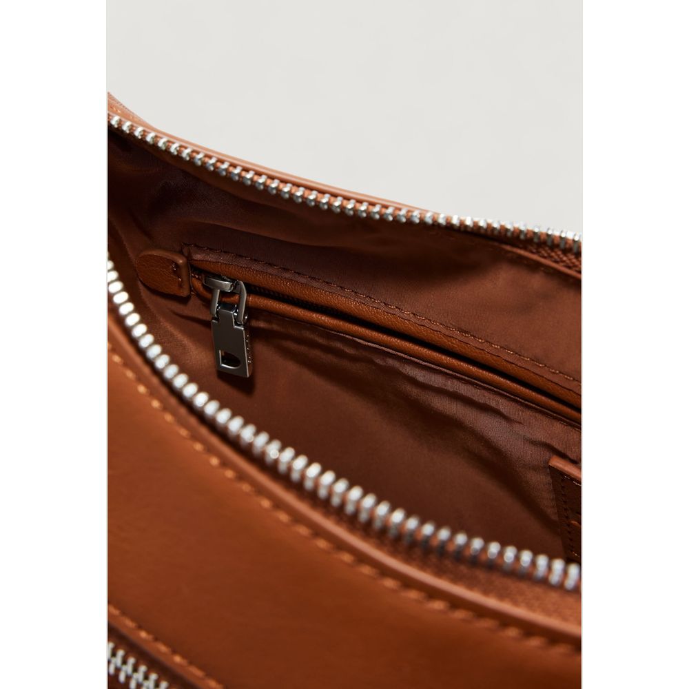 Brown Polyethylene Handbag Desigual